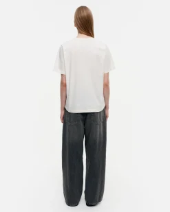 Vaatteet Marimekko Paidat Ja Tunikat^Erna Relaxed Unikko Placement T-Paita