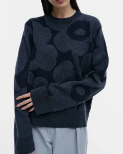 Vaatteet Marimekko Neuleet^Kalotti Unikko Villaneulepusero