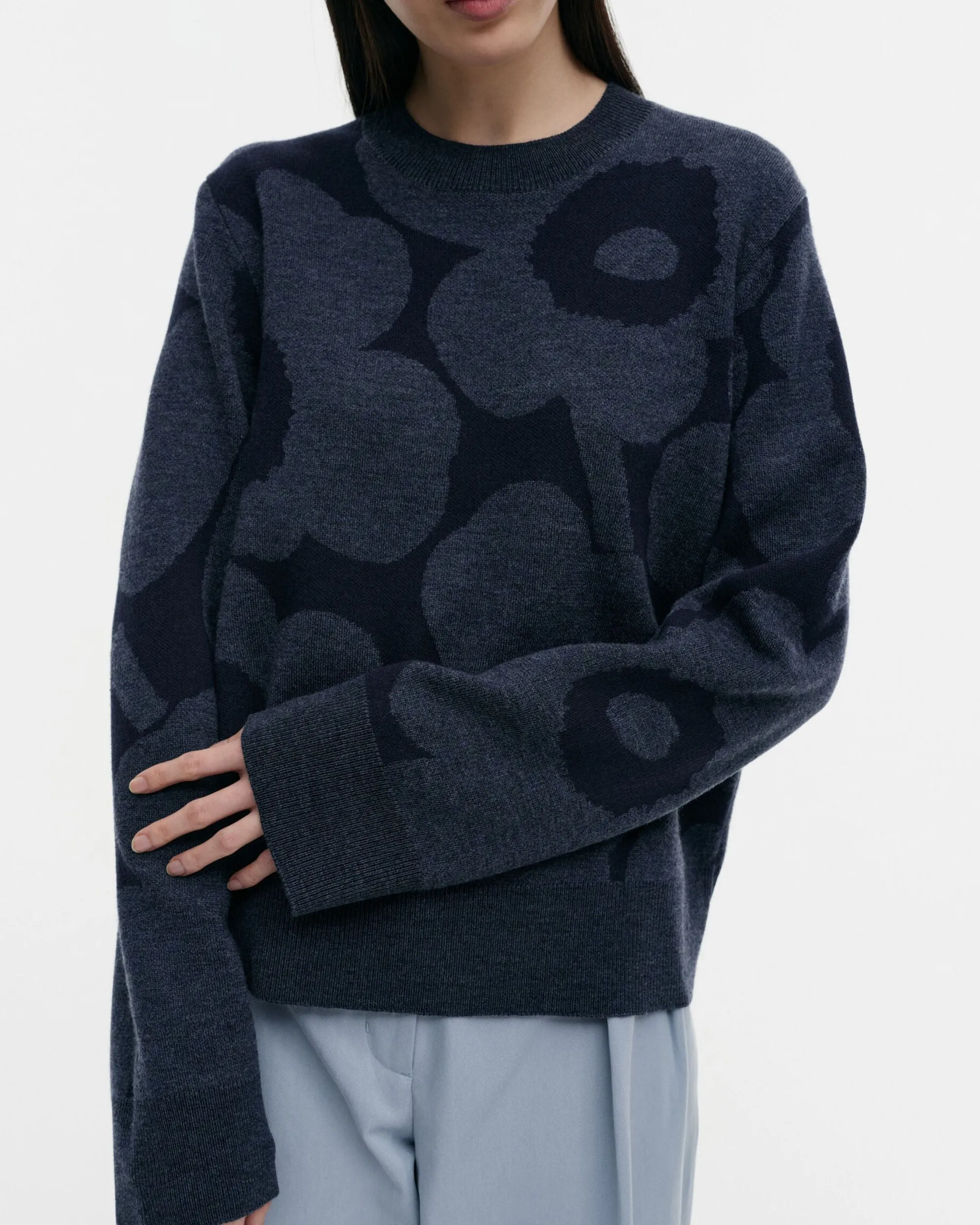 Vaatteet Marimekko Paidat Ja Tunikat^Kalotti Unikko Villaneulepusero