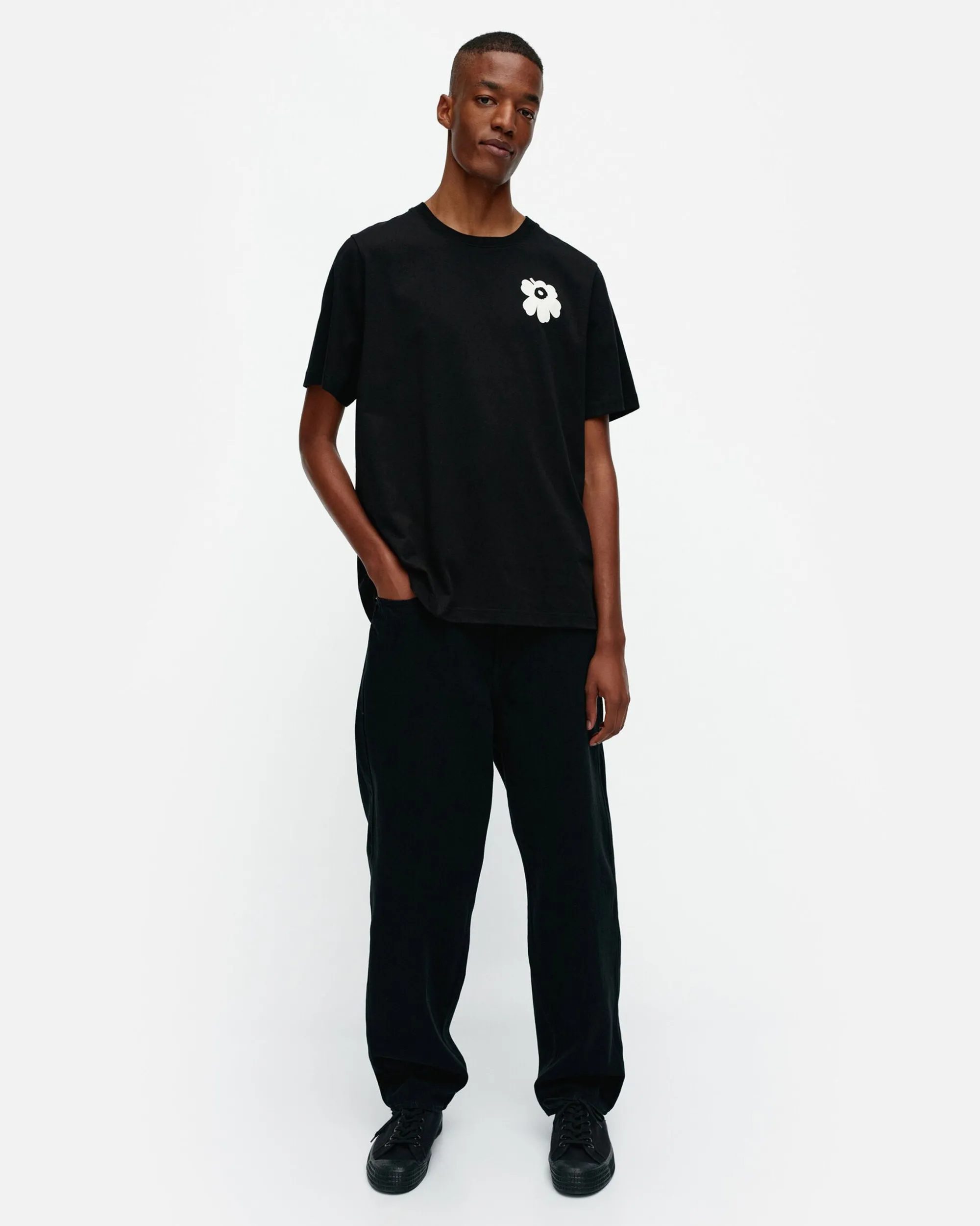 Vaatteet Marimekko Unisex^Kioski Embla Unikko Placement T-Paita