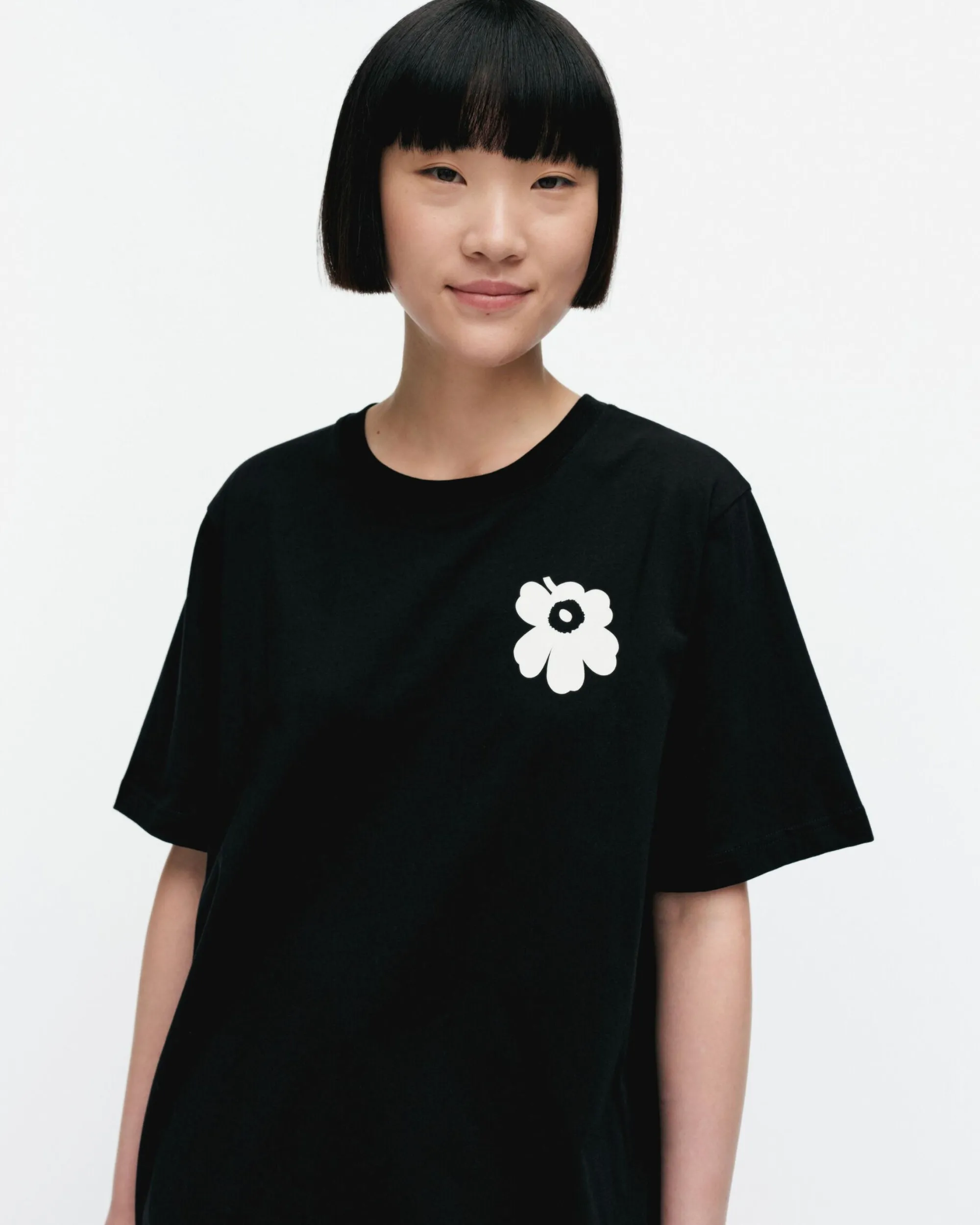 Vaatteet Marimekko Unisex^Kioski Embla Unikko Placement T-Paita