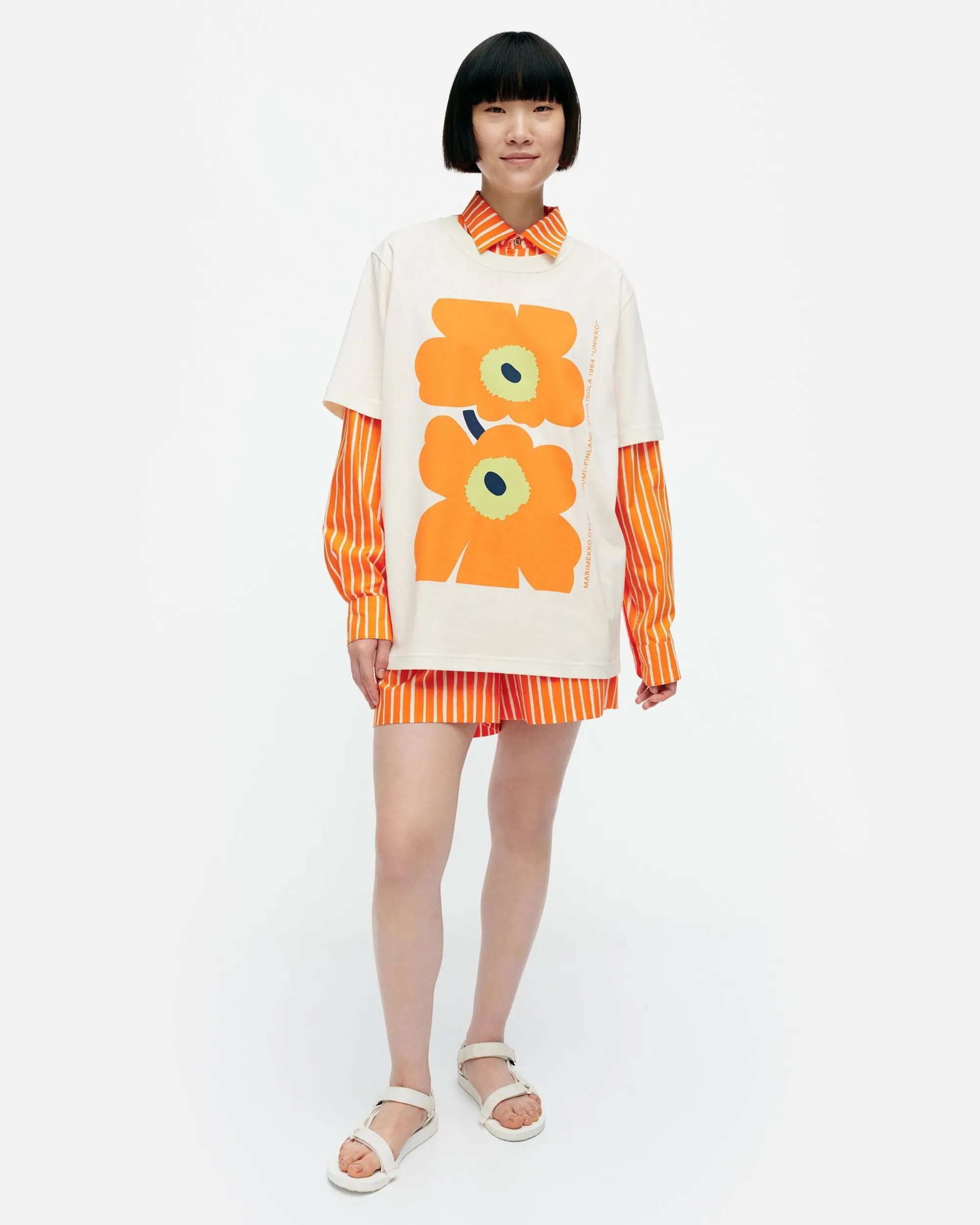 Vaatteet Marimekko Paidat Ja Tunikat^Kioski Embla Unikko Placement T-Paita