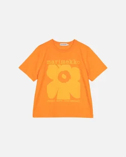 Vaatteet Marimekko Paidat Ja Tunikat^Kioski Erna Unikko Placement T-Paita