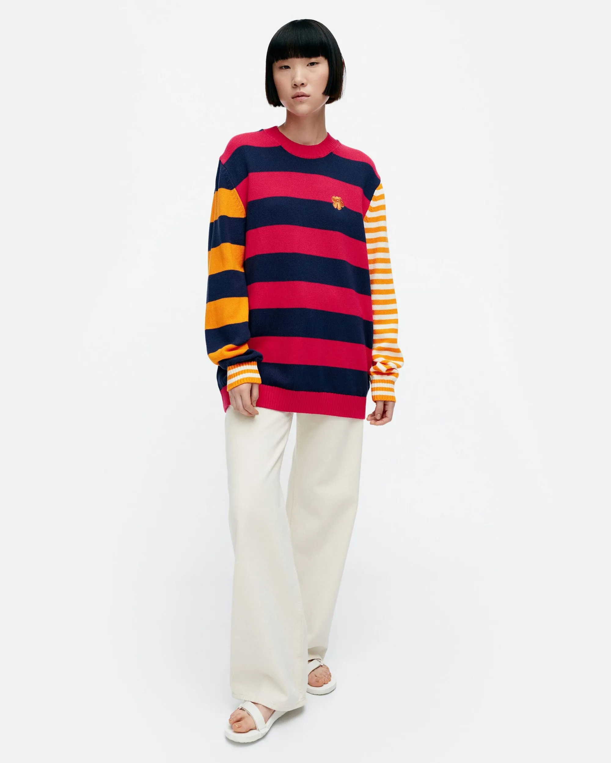 Vaatteet Marimekko Neuleet^Kioski Kesu00E4Koju Maalis Patja Puuvillaneulepaita