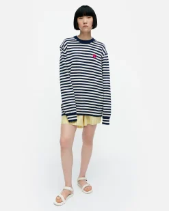 Vaatteet Marimekko Unisex^Kioski Kesu00E4Koju Patja Puuvillaneulepaita