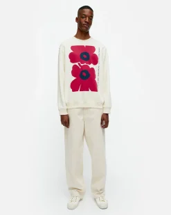 Vaatteet Marimekko Unisex^Kioski Loisto Unikko Placement Collegepaita