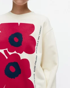 Vaatteet Marimekko Paidat Ja Tunikat^Kioski Loisto Unikko Placement Collegepaita