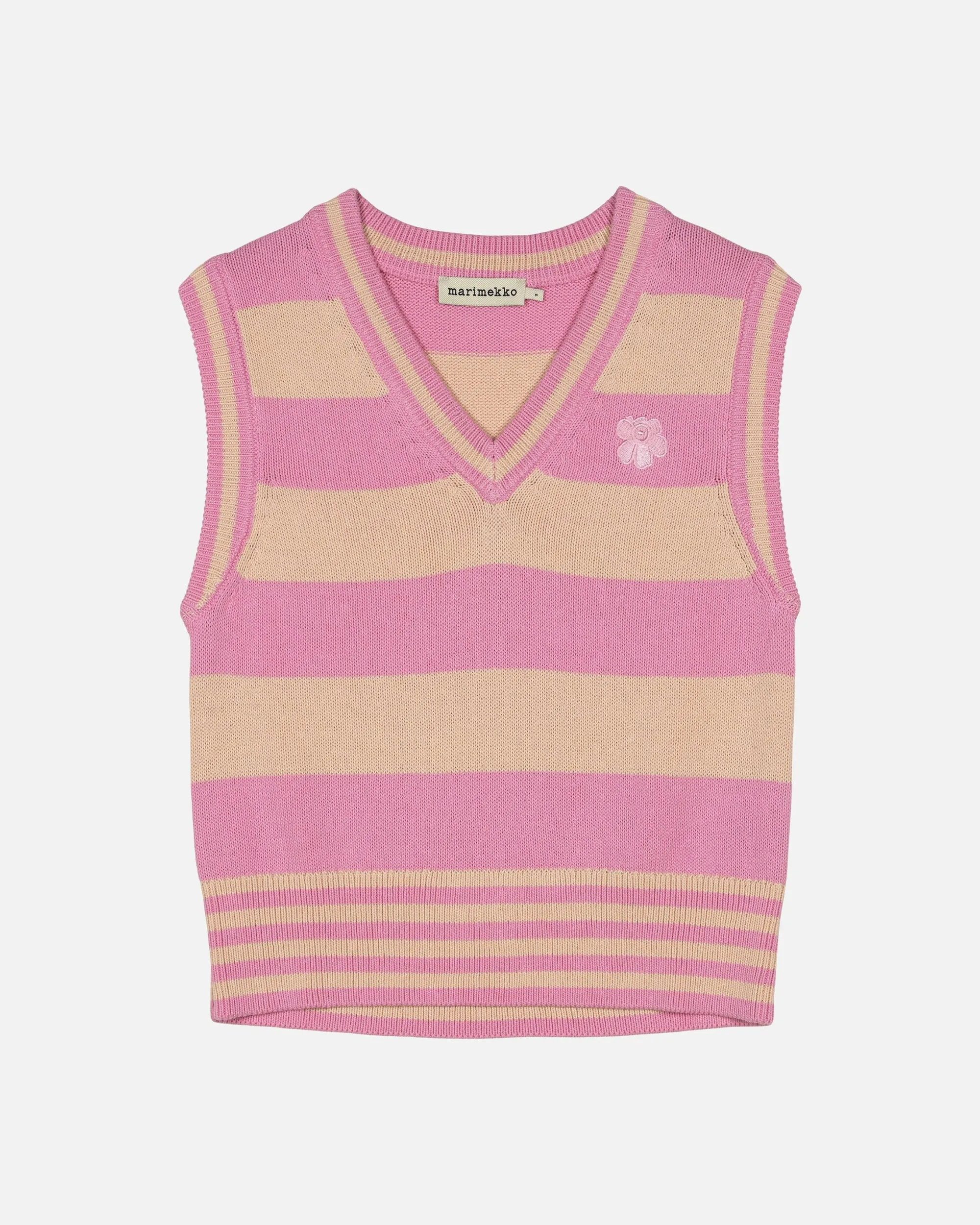 Vaatteet Marimekko Neuleet^Kioski Siete Maalis Patja Puuvillaneulepaita