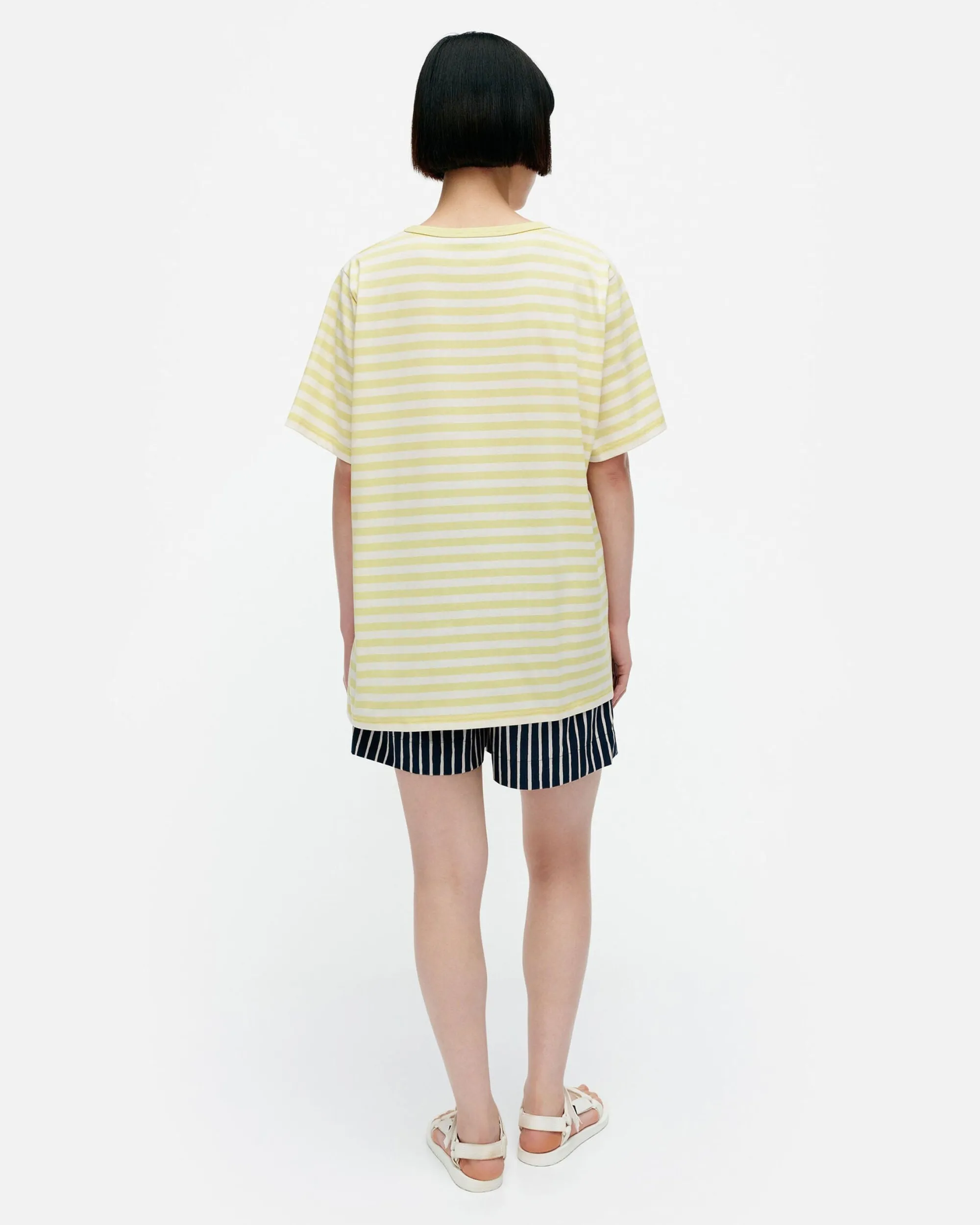 Vaatteet Marimekko Unisex^Kioski Tasaraita Men Shortsleeve T-Paita