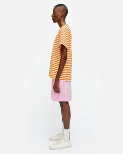 Vaatteet Marimekko Paidat Ja Tunikat^Kioski Tasaraita Men Shortsleeve T-Paita