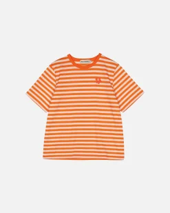 Vaatteet Marimekko Paidat Ja Tunikat^Kioski Tasaraita Relaxed Shortsleeve T-Paita