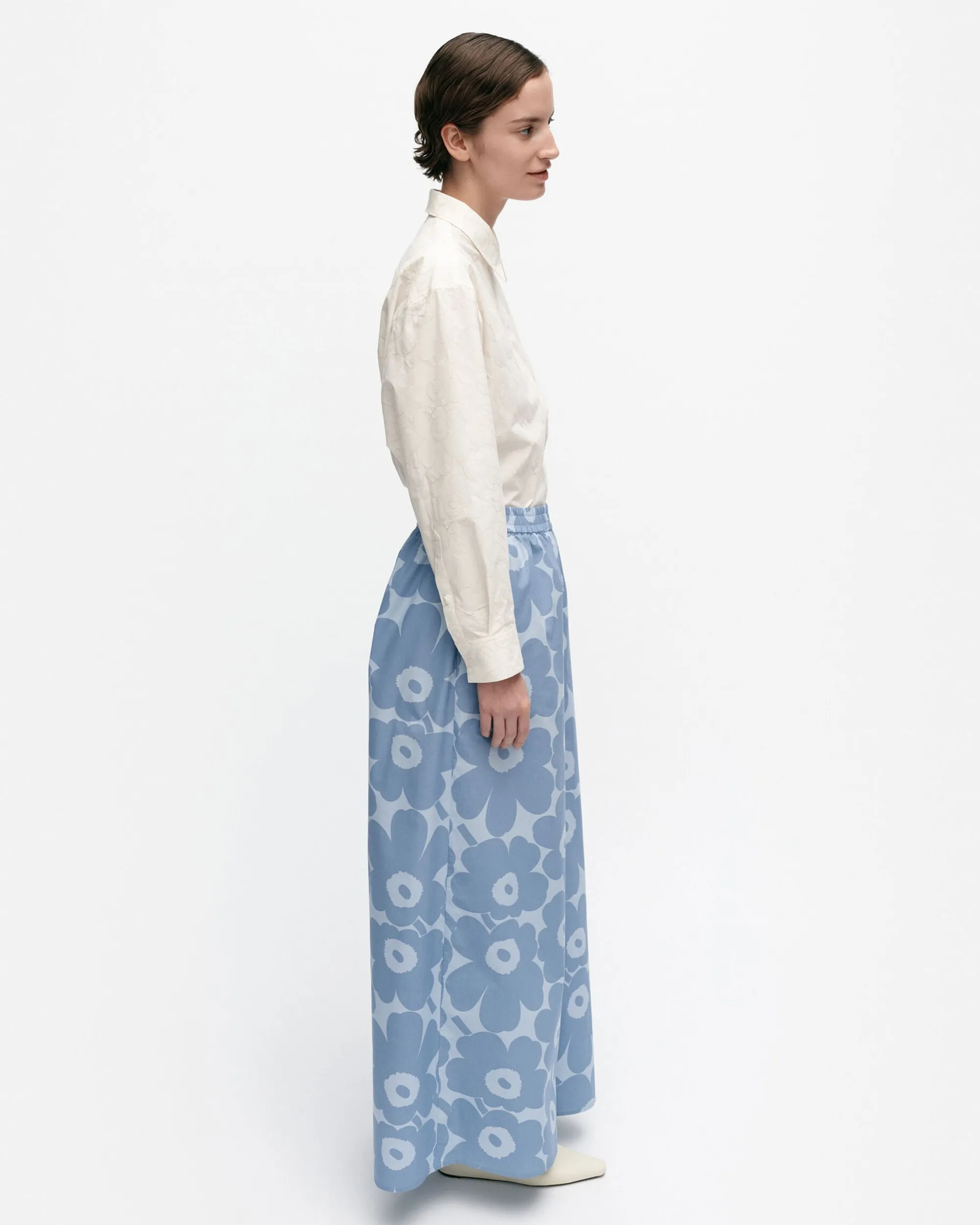 Vaatteet Marimekko Housut^Kohti Unikko Puuvillapopliinihousut