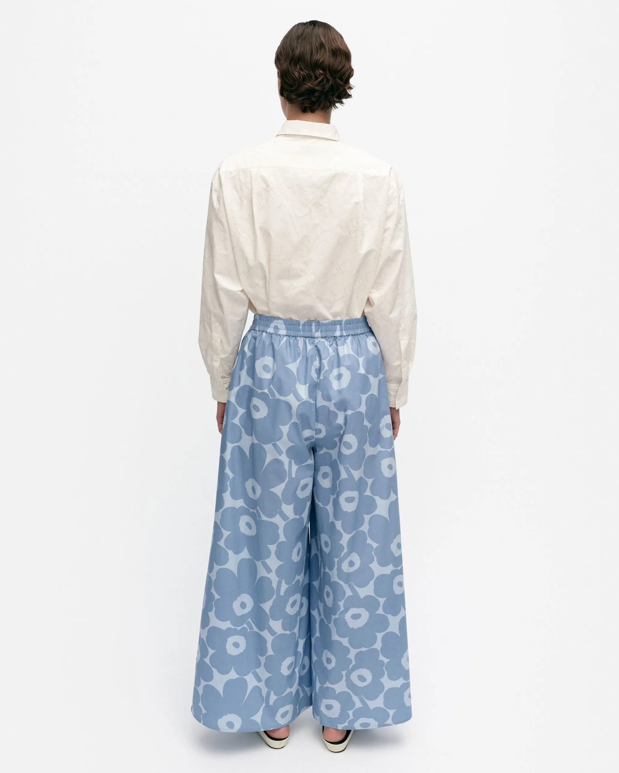 Vaatteet Marimekko Housut^Kohti Unikko Puuvillapopliinihousut