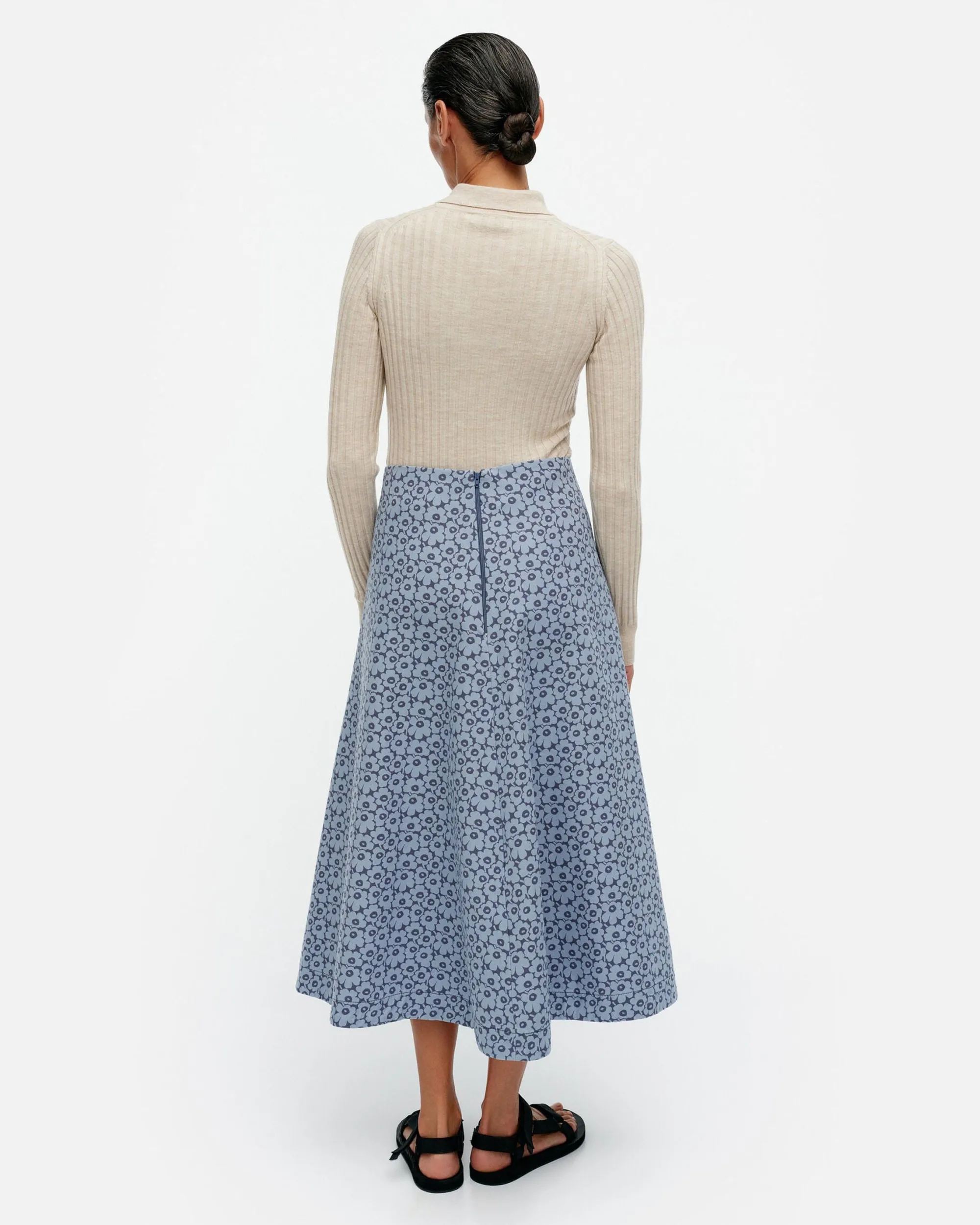 Vaatteet Marimekko Hameet^Koski Unikko Puuvillahame