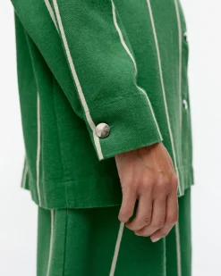 Vaatteet Marimekko Paidat Ja Tunikat^Kulmat Vesi Puuvillapellavapaitatakki