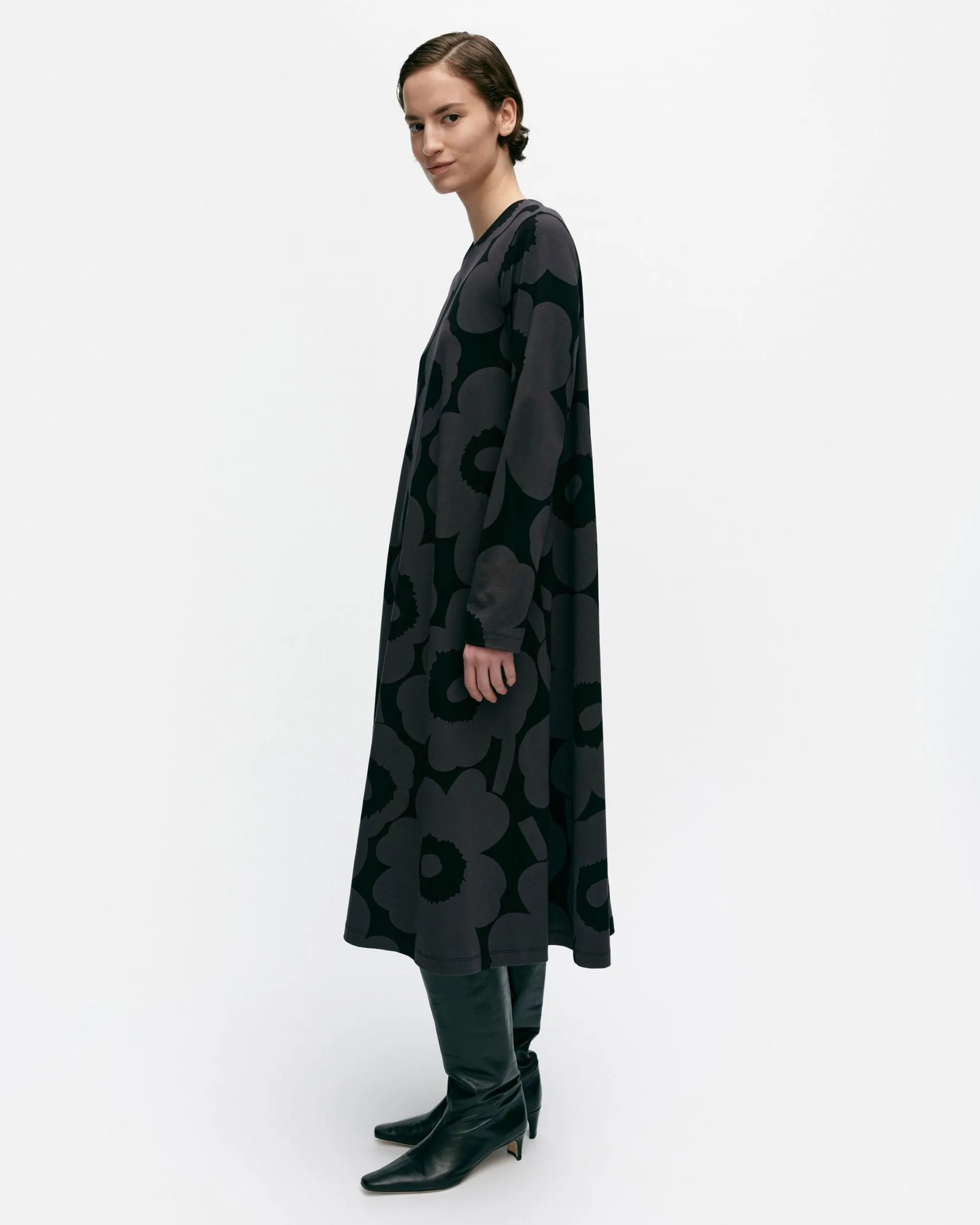 Vaatteet Marimekko Mekot^Lehtokielo Unikko Trikoomekko