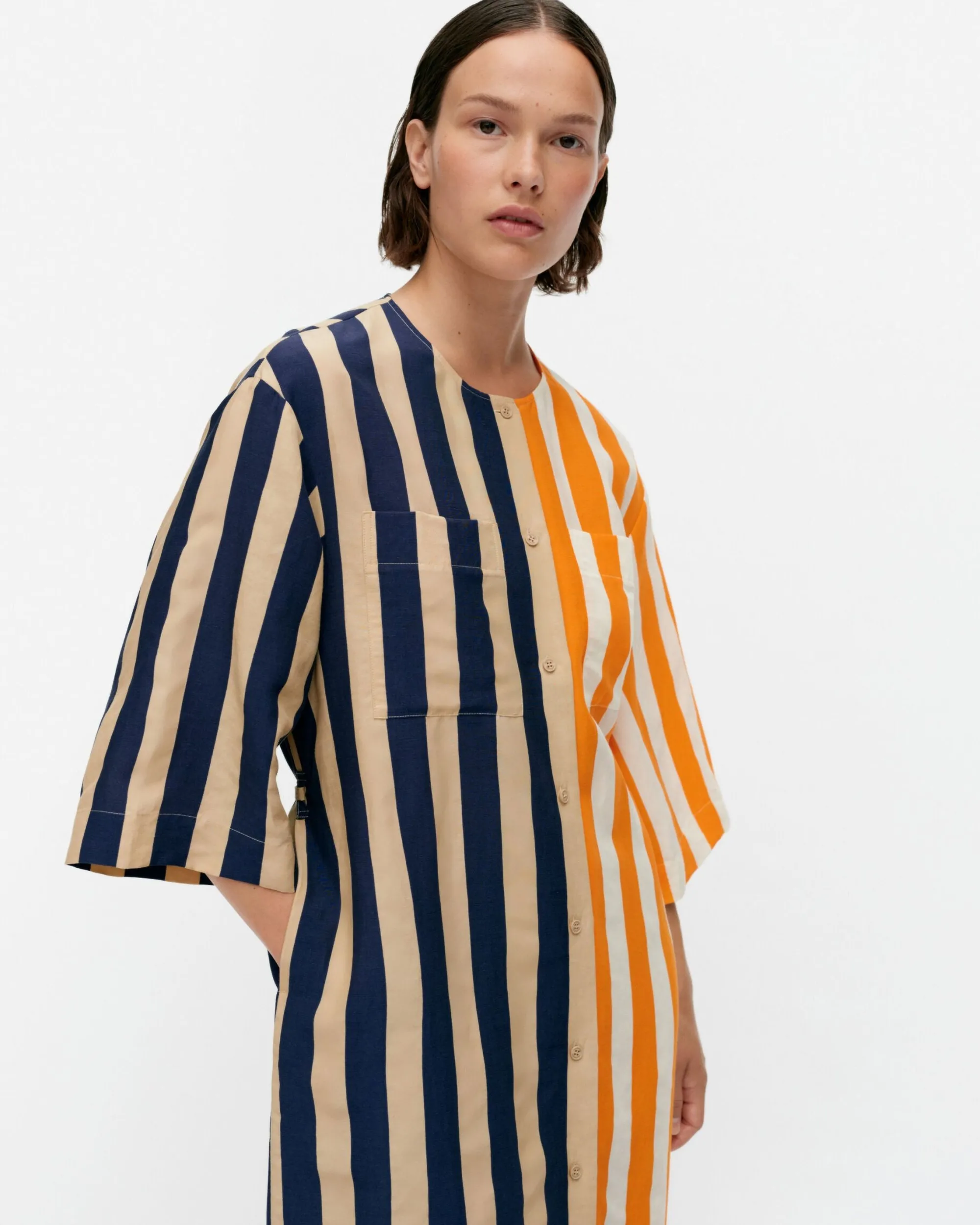 Vaatteet Marimekko Mekot^Markkinat Merirosvo Kuprosekoitemekko