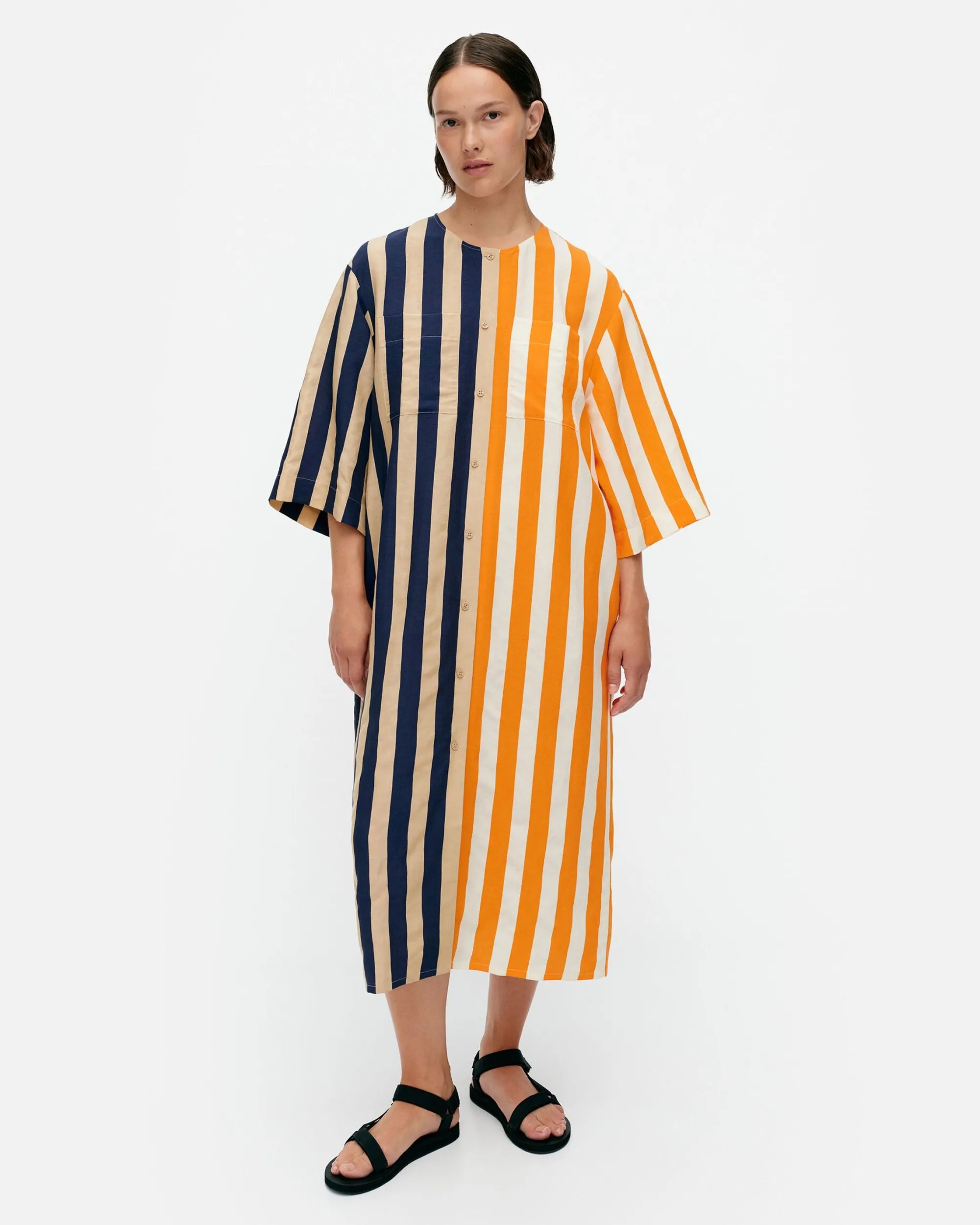 Vaatteet Marimekko Mekot^Markkinat Merirosvo Kuprosekoitemekko