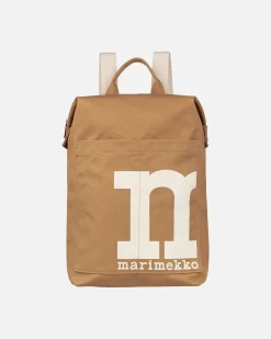 Laukut Marimekko Kangaslaukut^Mono Backpack Solid Reppu