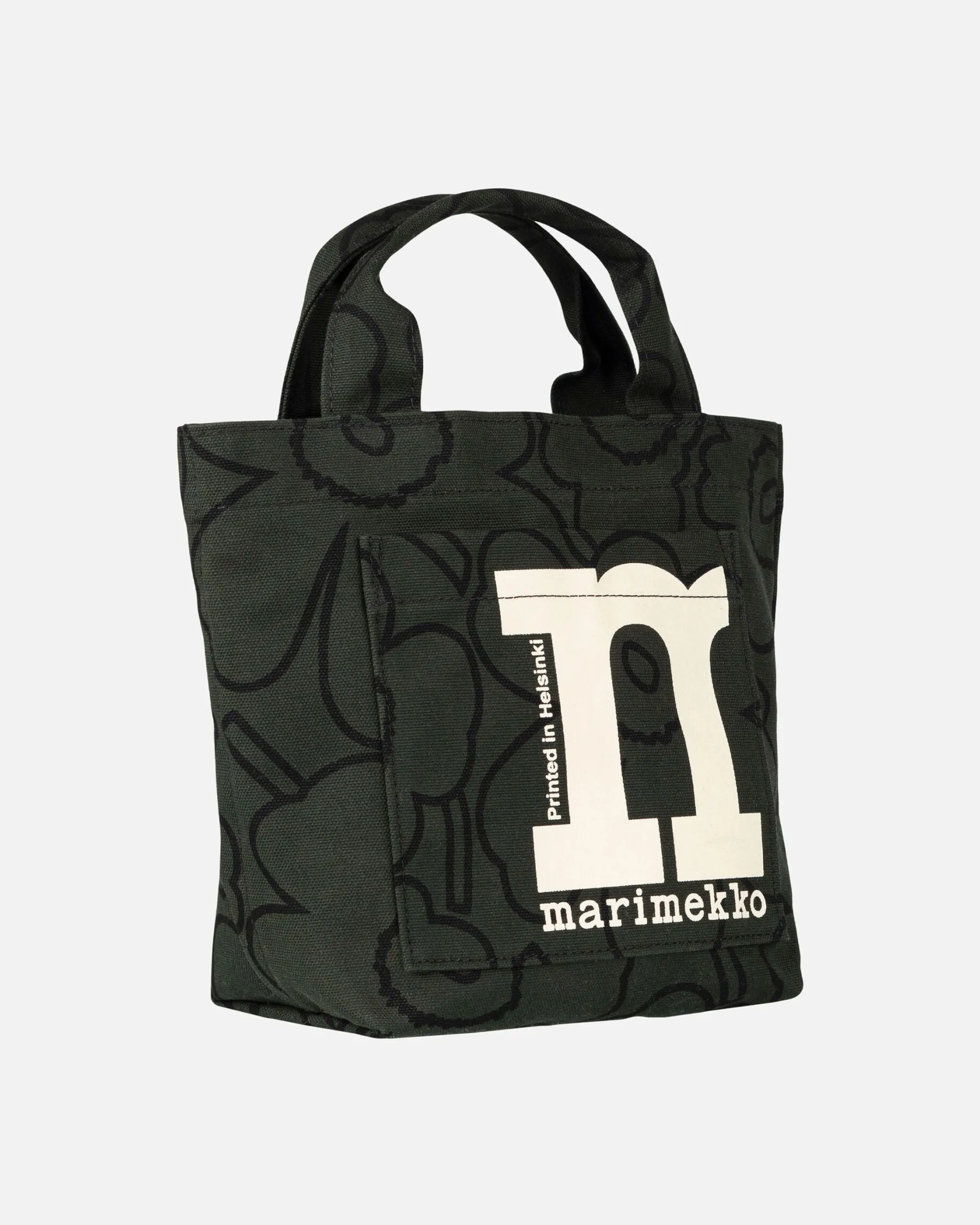 Laukut Marimekko Kangaslaukut^Mono Mini Tote Piirto Unikko Laukku