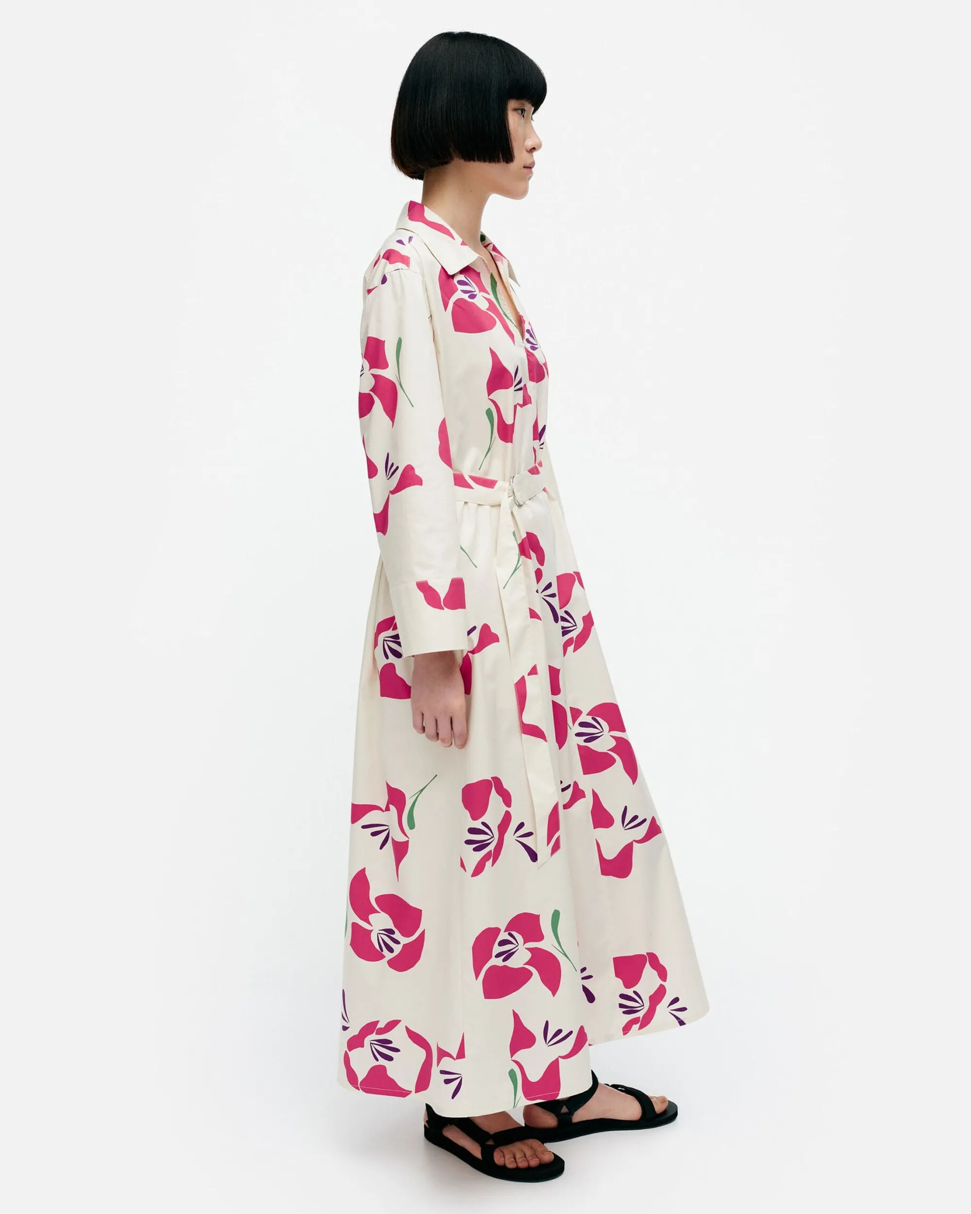 Vaatteet Marimekko Mekot^Perenna Helakka Puuvillapopliinimekko