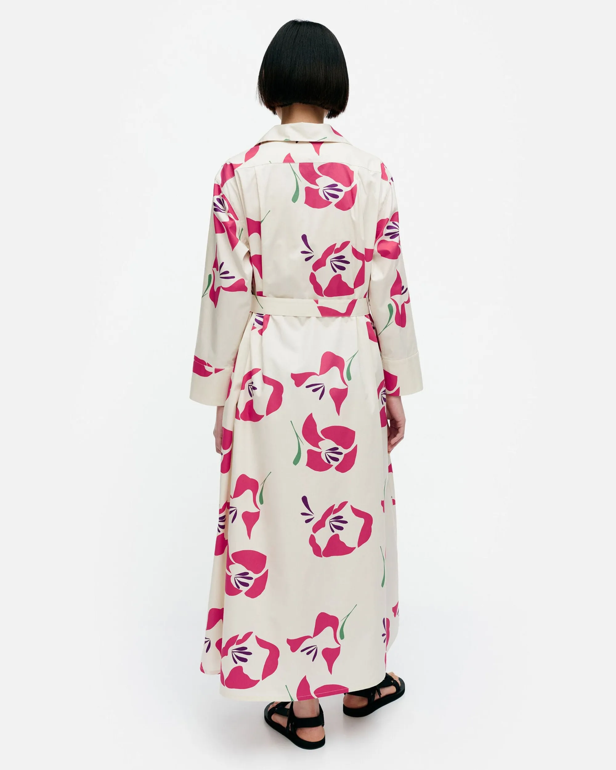 Vaatteet Marimekko Mekot^Perenna Helakka Puuvillapopliinimekko