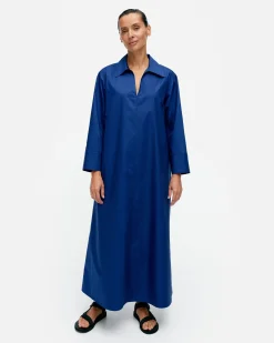 Vaatteet Marimekko Mekot^Perenna Solid Puuvillapopliinimekko