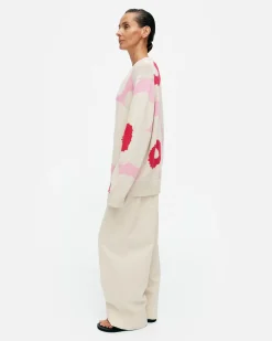 Vaatteet Marimekko Unisex^Pu00E4Ivu00E4 Unikko Puuvillaneulepusero