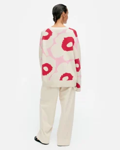 Vaatteet Marimekko Unisex^Pu00E4Ivu00E4 Unikko Puuvillaneulepusero