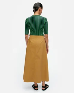 Vaatteet Marimekko Hameet^Raate Solid Puuvillakietaisuhame