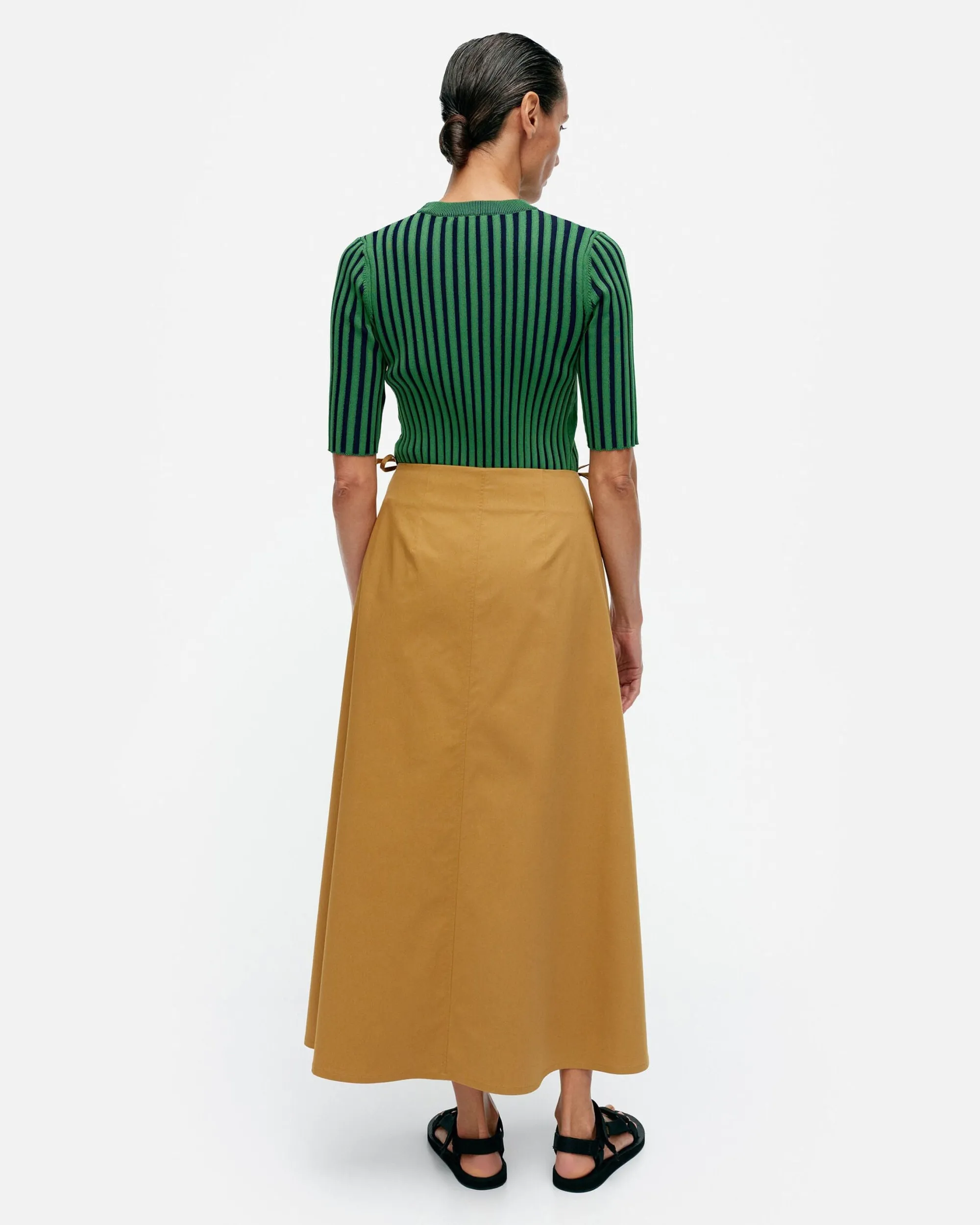 Vaatteet Marimekko Hameet^Raate Solid Puuvillakietaisuhame