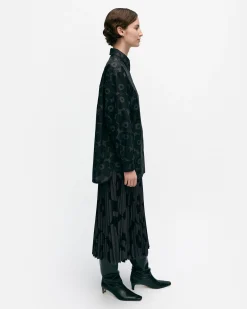 Vaatteet Marimekko Paidat Ja Tunikat^Ruoste Mini Unikko Puuvillapopliinipaita