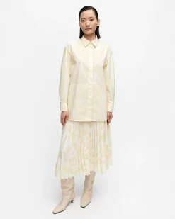 Vaatteet Marimekko Paidat Ja Tunikat^Ruoste Unikko Puuvillapopliinipaita