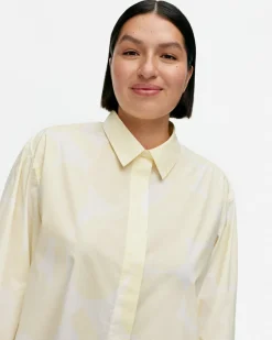 Vaatteet Marimekko Paidat Ja Tunikat^Ruoste Unikko Puuvillapopliinipaita