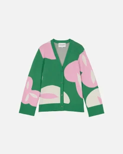 Vaatteet Marimekko Neuleet^Tyrske Poiminto Puuvillaneuletakki